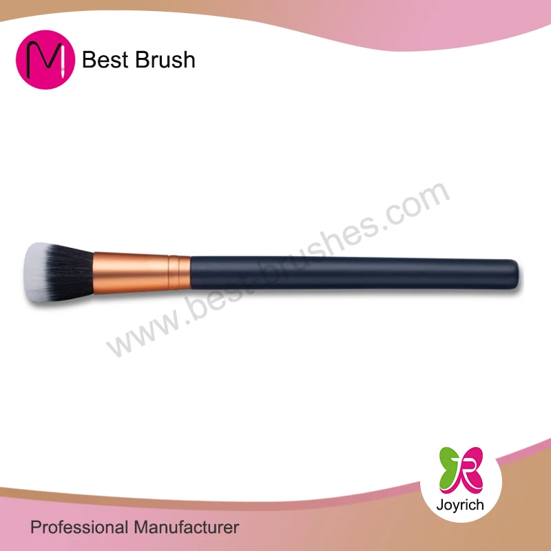 Round pulver makeup børste